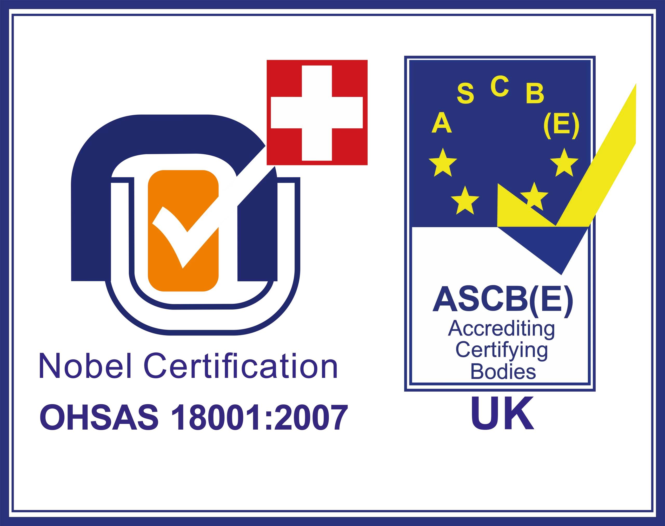 Nobel Certification OHSAS 18001-2007